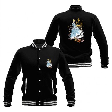 Discover Disney Princess - Cinde Collage Baseball Tees Baseball Jackets