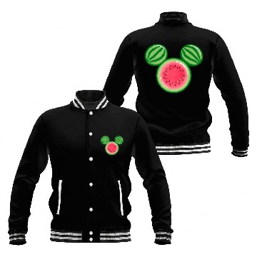 Discover Disney Mickey Friends Mickey Watermelon Ears Baseball Tees Baseball Jackets