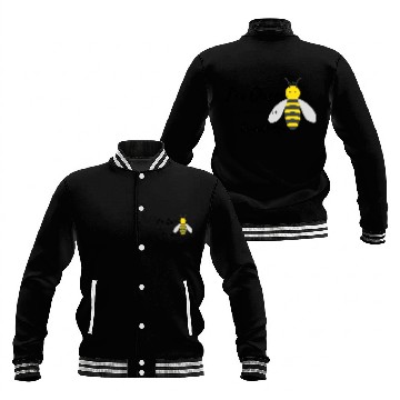 Discover Bee Beekeeping Queen Bee 309 Beekeeper Baseball Jackets