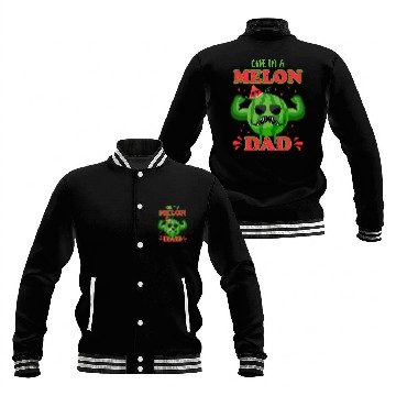 Discover Cute One In A Watermelon Dad Funny Summer Baseball Jackets