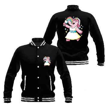 Discover Unicorns Alcohol Drinking Unicorns for Wedding for Bride Baseball Jackets