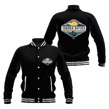 Discover Disney The Lion King Hakuna Matata Diamond Logo Baseball Tees Baseball Jackets