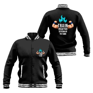 Discover Train Insaiyan Or Remain The Same Anime Gym Bodybuilding Baseball Jackets