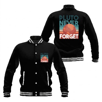 Discover Pluto never forget Baseball Jackets