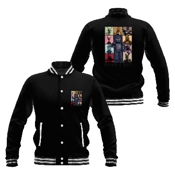 Discover Five Nights At Freddys Eras Tour Baseball Jackets