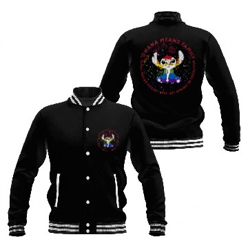 Discover Disney Lilo Stich Ohana Pride Circle Baseball Jackets
