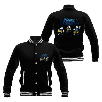 Discover Disney - Mickey Happy Hanukkah Baseball Tees Baseball Jackets