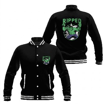 Discover Marvel Hulk Getting Ripped Baseball Jackets