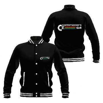 Discover Commodore 64 Retro Computer distressed - Commodore 64 - Baseball Jackets
