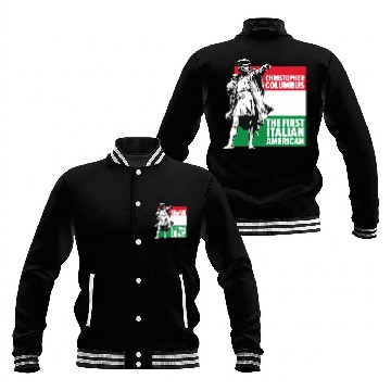 Discover Save Columbus Day Baseball Jackets