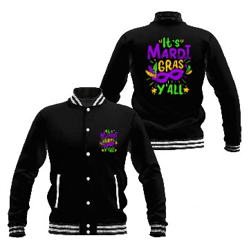 Discover Mardi Gras Gift Baseball Jackets