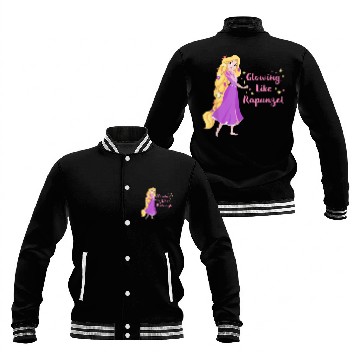 Discover Disney Princess Glowing Like Rapunzel Baseball Jackets