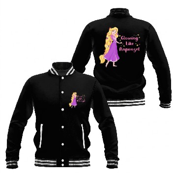 Discover Disney Princess Glowing Like Rapunzel Baseball Jackets