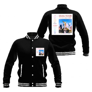 Discover Eras Tour Setlist - Mexico City Night 4 Baseball Jackets