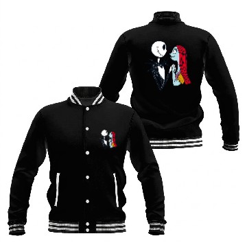 Discover Disney The Nightmare Before Christmas Jack and Sally Baseball Jerseys Baseball Jackets