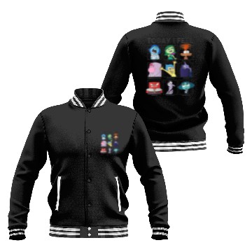 Discover Disneyss Pixars Inside Out 2 Today I Feel Emotions Panels Baseball Jackets