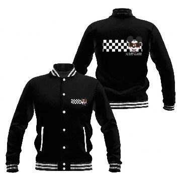 Discover Disney Mickey And Friends Mickey Mouse Checkerboard Stripe Baseball Jackets
