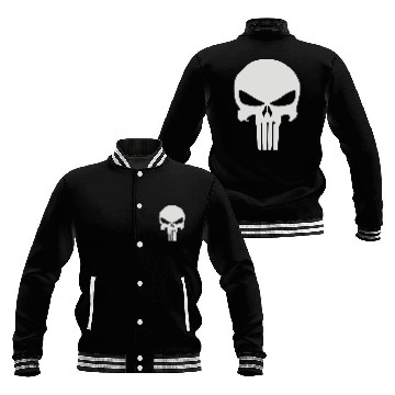 Discover The Punisher Skull Head Baseball Jackets