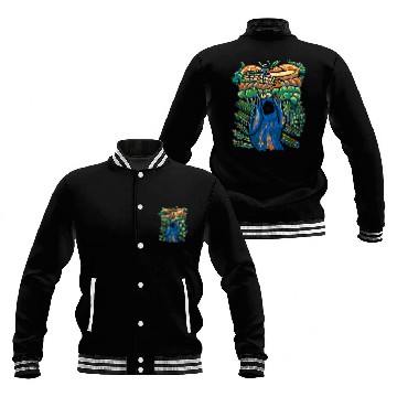 Discover A Monstrous Scream Baseball Jackets