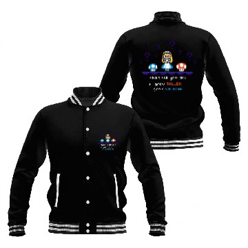 Discover Alice In 8-Bit Land Baseball Jackets