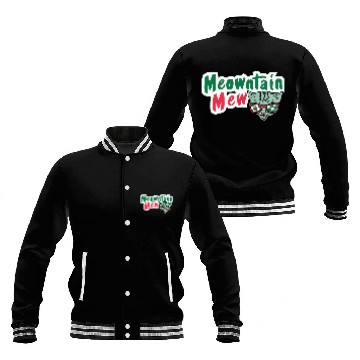 Discover Meowntain Mew Baseball Jackets
