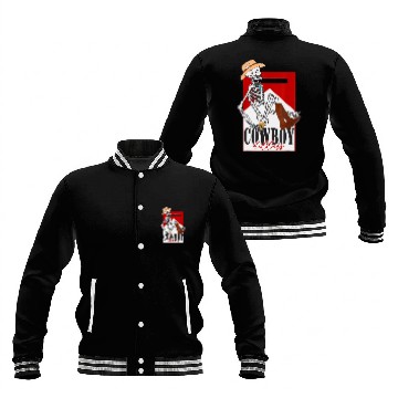 Discover Cowboy Killer Graphic Baseball Jackets