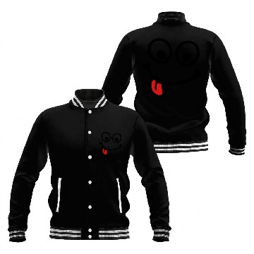 Discover Smiley Face Baseball Jackets