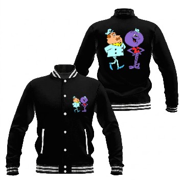 Discover Squiddly Diddly Secret Squirrel Show Hanna-Barbera Cartoon Baseball Jackets