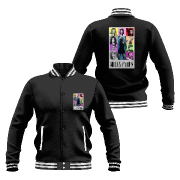 Discover Miley-Cyrus-Eras-Tour-Baseball Jackets-Flowers Baseball Jackets