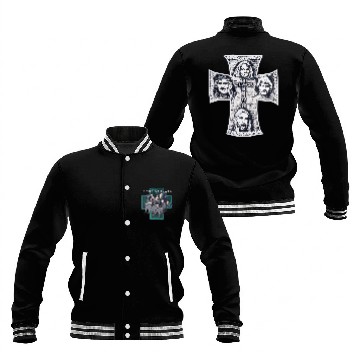 Discover Black Sabbath Heaven and Hell Concert Baseball Jackets