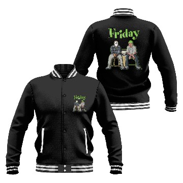 Discover Friday Unisex Baseball Jackets Match Jordan 5 Retro Green Bean