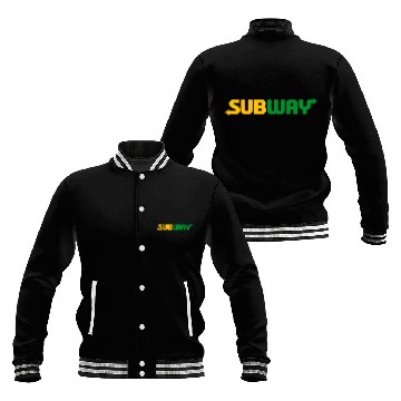 Discover Subway-Logo Baseball Tees Baseball Jackets