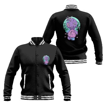 Discover Pastel Goth Voodoo Doll Creepy Halloween Emo Punk Witchcraft 546 Baseball Jackets