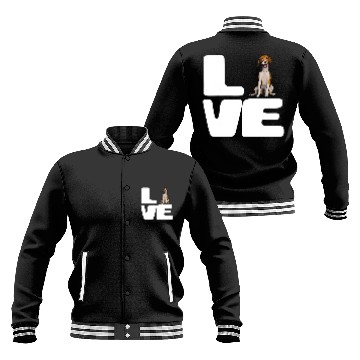 Discover Love My American Foxhound Dog Lover Gift Baseball Jackets