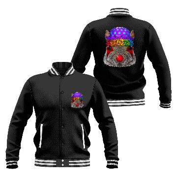 Discover Squirrel Lover Funny Clown Squirrel Circus carnivals Costume Theme Party 57 Baseball Jackets