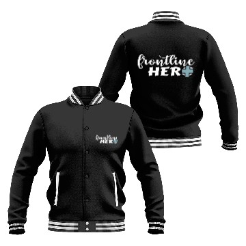 Discover Frontline Hero Nursing healthcares Worker medicals Warrior Baseball Jackets