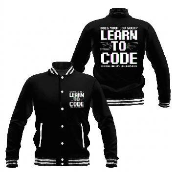 Discover Software Engineer, Programming Computer Developer Coder Baseball Jackets