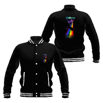Discover Skydiving Gift vintages Retro Prism Skydiving Baseball Jackets