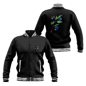 Discover Blueberry Bee Art summertime bees I love the bees Baseball Jackets