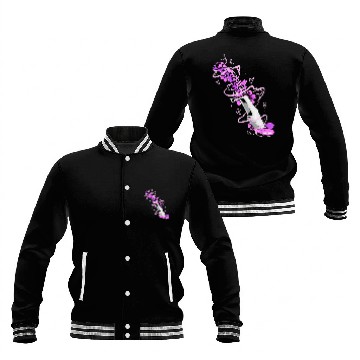 Discover Pastel Goth Kawaii Dagger knifes Break Up Single Sad Emo Zip Baseball Jackets