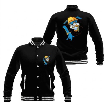 Discover Rabbits Funny Casual Carrot Rabbit Baseball Jackets