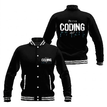 Discover Programmer Programming Coding Software Developer Sayings 9 Baseball Jackets