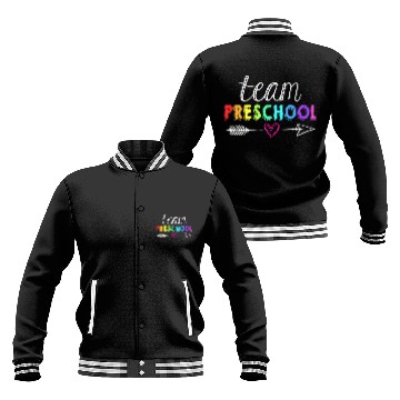 Discover Team Preschool Teacher Student Funny Back To School Gift 1 Baseball Jackets