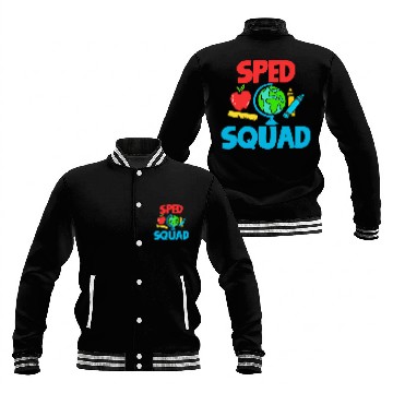 Discover SPED Special Education SPED Teacher Student 1 Baseball Jackets