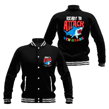 Discover Ready To Attack Fourth Grade Student 4th Grade Teacher Baseball Tees Baseball Jackets