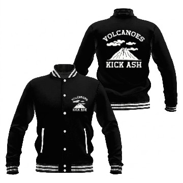 Discover Volcanoes Kick Ash 4 Baseball Jackets
