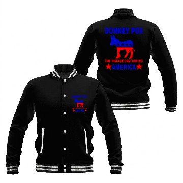 Discover Donkey Pox The Disease Destroying America Biden Baseball Jackets