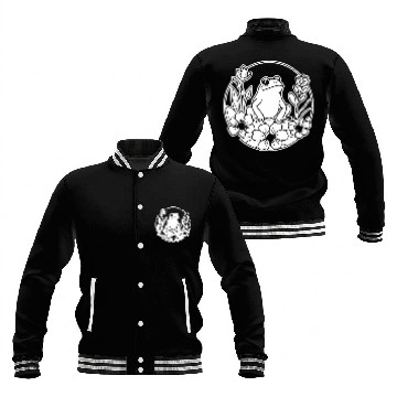 Discover Frog Toad Pond Baseball Jackets