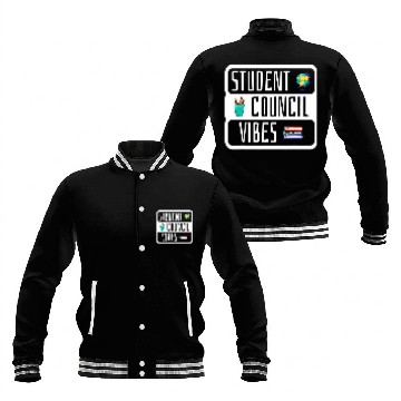 Discover Student Council Vibes 12 Baseball Tees Baseball Jackets
