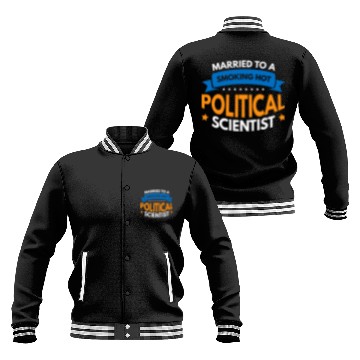 Discover Funny Political Scientist Political Science Pol Sci  4 Baseball Jackets